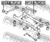 FEBEST HYAB-TUC4 Control Arm-/Trailing Arm Bush